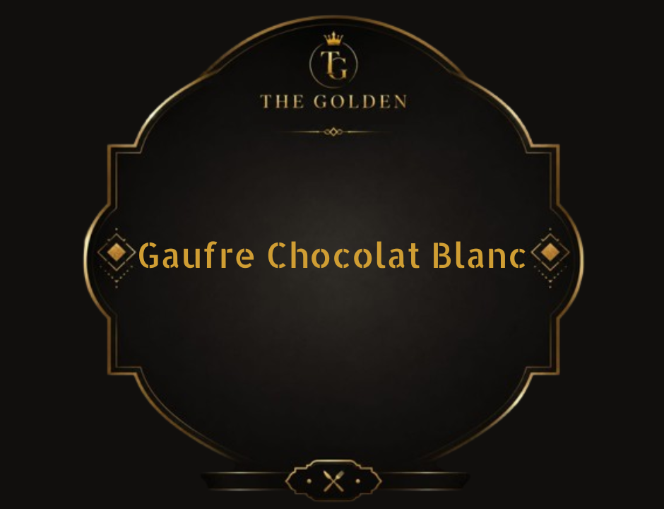 Gaufre Chocolat Blanc